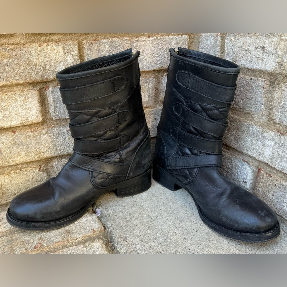 ZiGi Girl ‘Aisha’ black leather boots